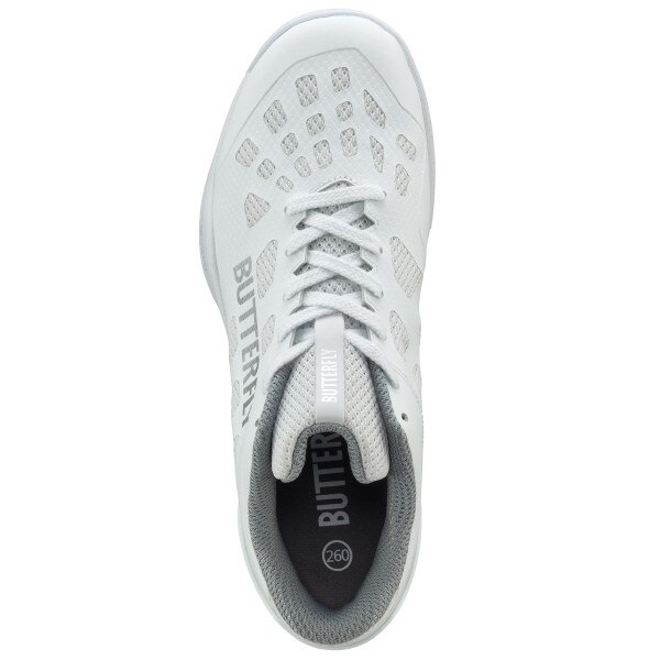 Butterfly Lezoline Levalis Shoes - Platinum White - Top